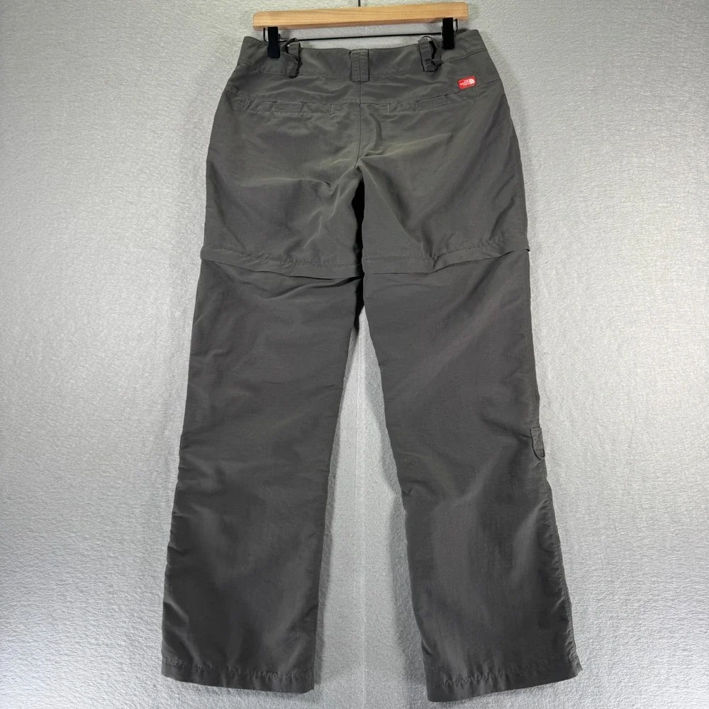 The North Face Paramount Convertible Cargo Pants Womens 10 Regular Gray‎ Nylon